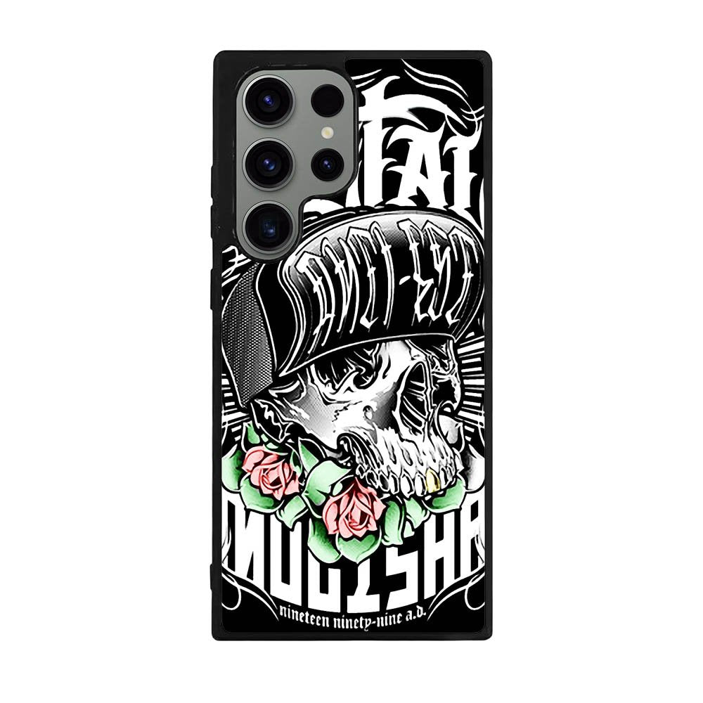 New Metal Mulisha Rose Of Skull Case Samsung Galaxy S24 Ultra 5G BC1894