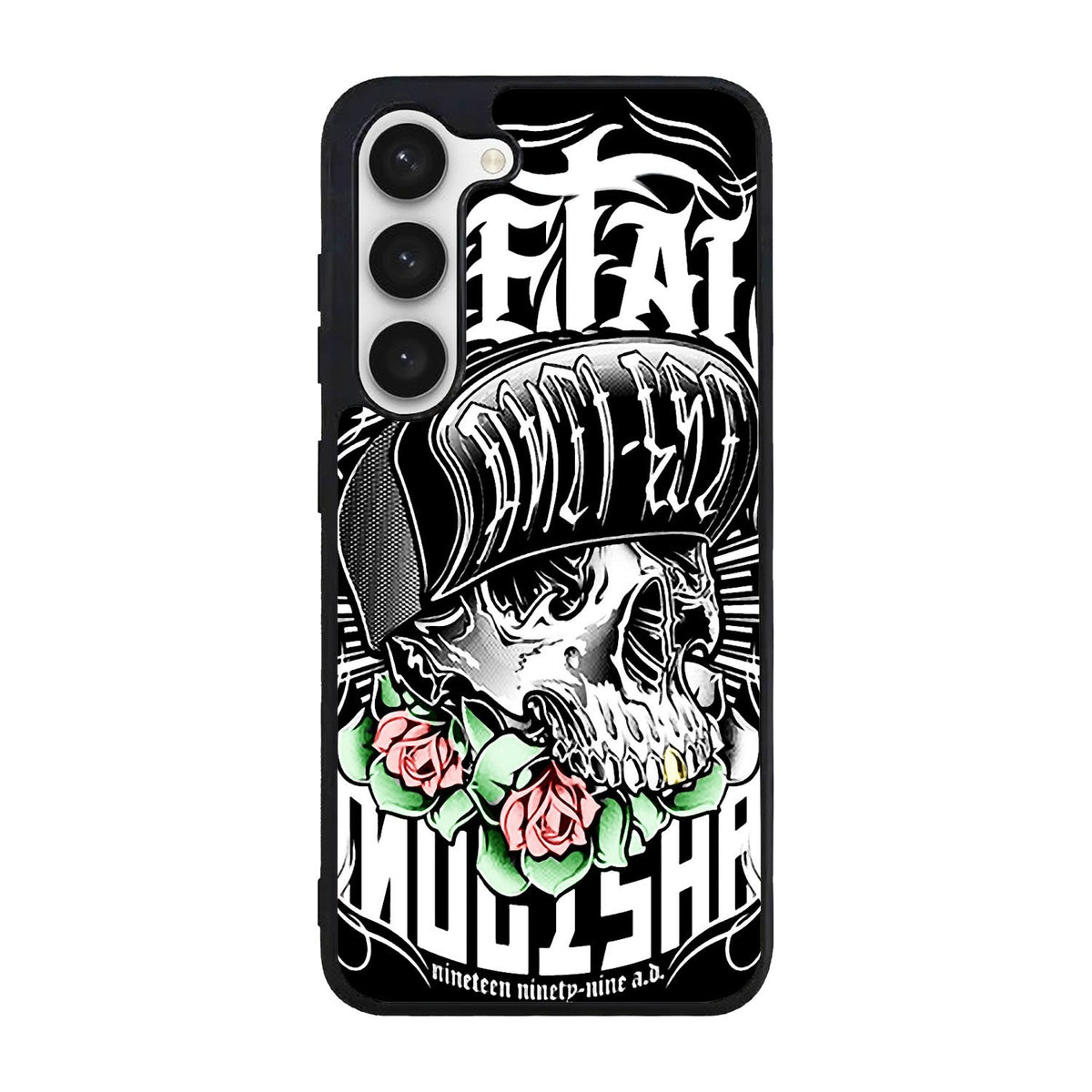 New Metal Mulisha Rose Of Skull Case Samsung Galaxy S23 Plus 5G BC1894