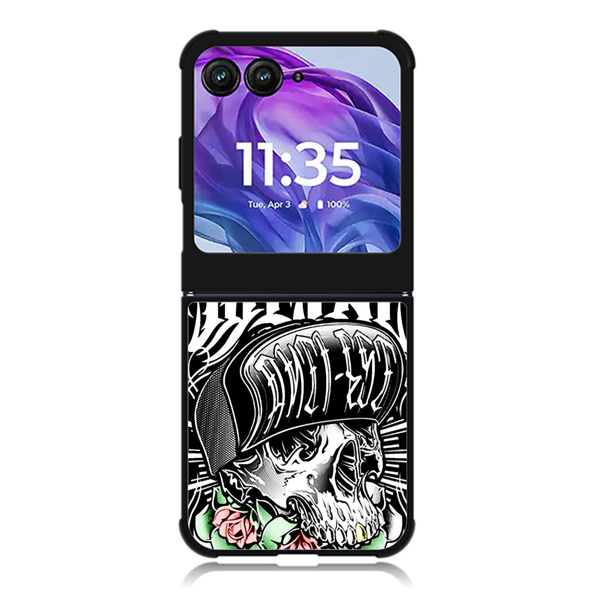 New Metal Mulisha Rose Of Skull Motorola Moto Razr 2024 , Moto Razr 50 Case FE1894