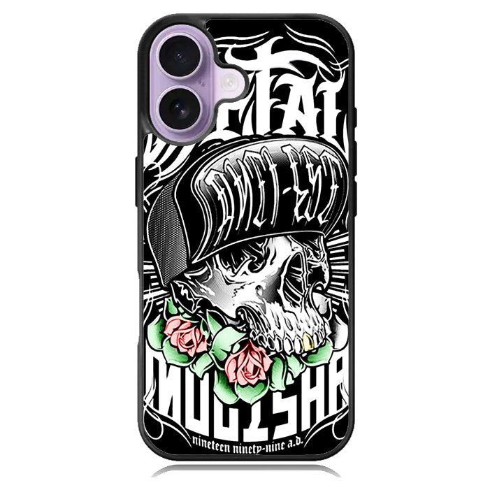 New Metal Mulisha Rose Of Skull iPhone 17 Case BC1894