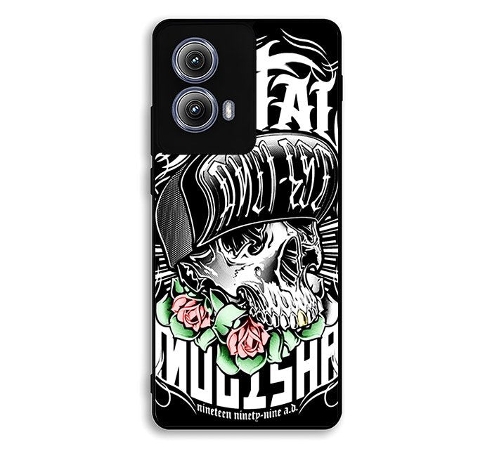 New Metal Mulisha Rose Of Skull Motorola Moto Edge 2024 Case BC1894