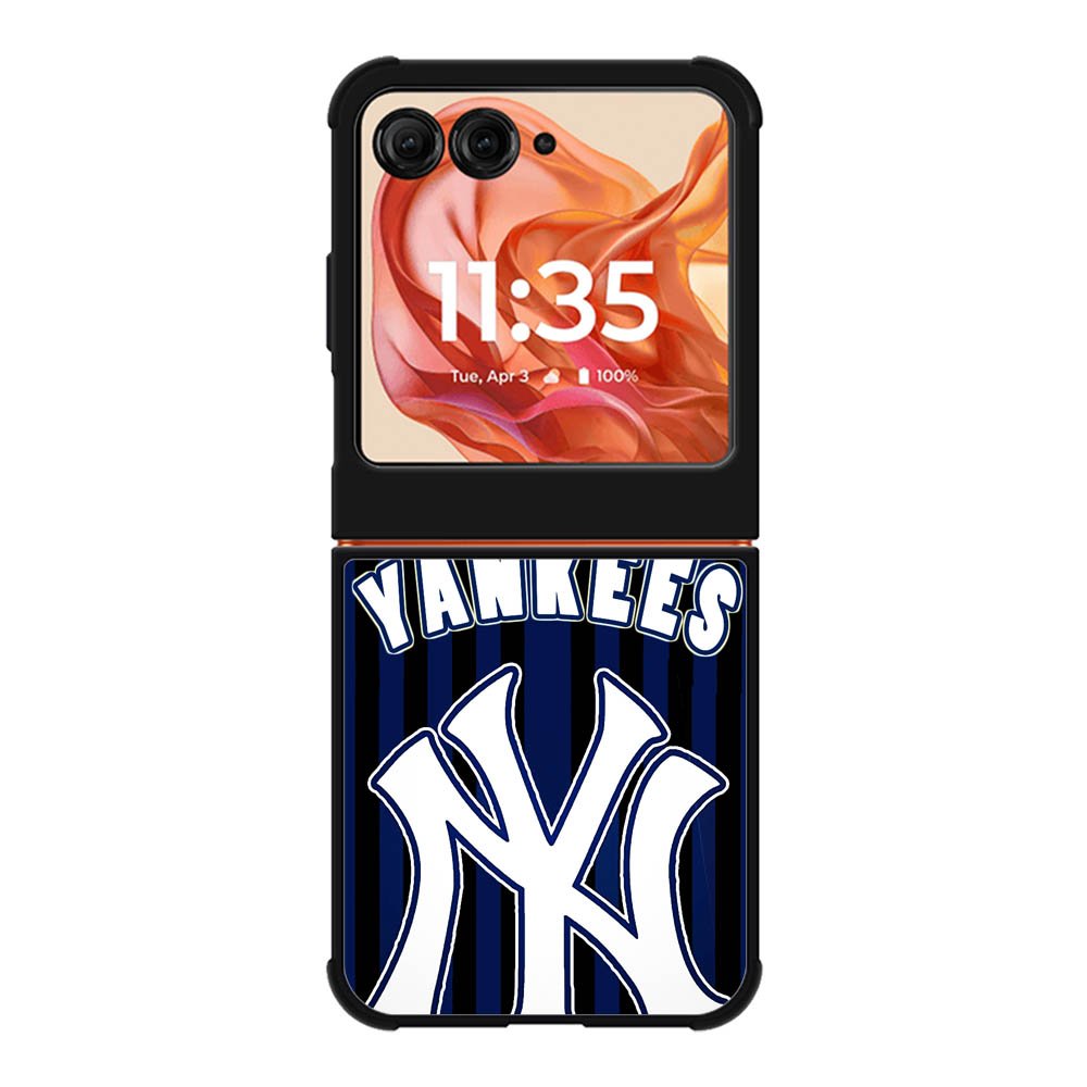 MLB New York Yankees Team Logo NY Yankees Motorola Moto Razr 2025/2024 , Moto Razr 60/50 Case BC1895