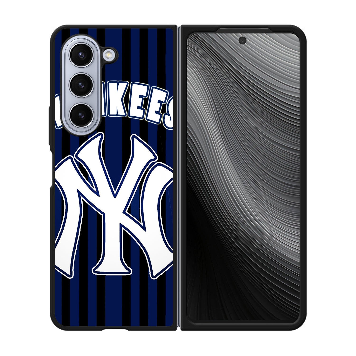 MLB New York Yankees Team Logo NY Yankees Case Samsung Galaxy z Fold 5 5G BC1895