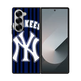 MLB New York Yankees Team Logo NY Yankees Case Samsung Galaxy Z Fold 6 5G BC1895