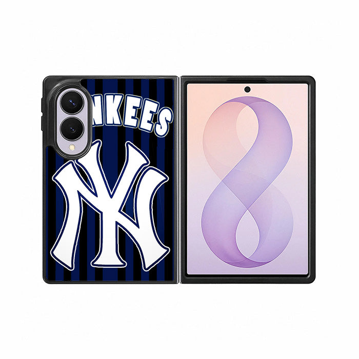 MLB New York Yankees Team Logo NY Yankees Samsung Galaxy Z Fold 8 Case BC1895