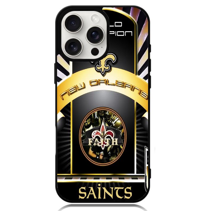 New Orleans Saints NFL Worl Champion Case iPhone 16 Pro BC1904