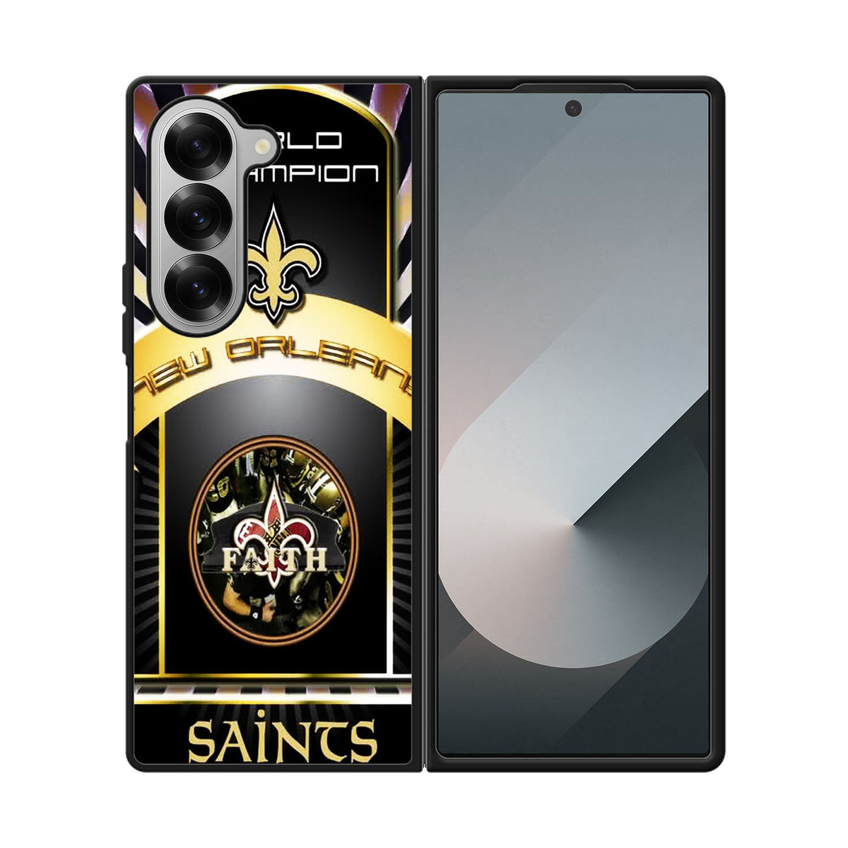 New Orleans Saints NFL Worl Champion Case Samsung Galaxy Z Fold 6 5G BC1904
