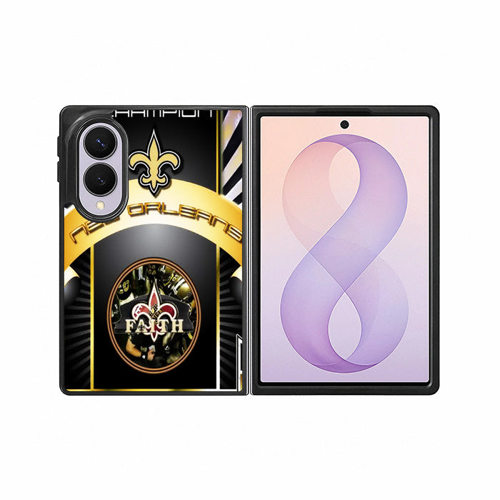 New Orleans Saints NFL Worl Champion Samsung Galaxy Z Fold 8 Case BC1904