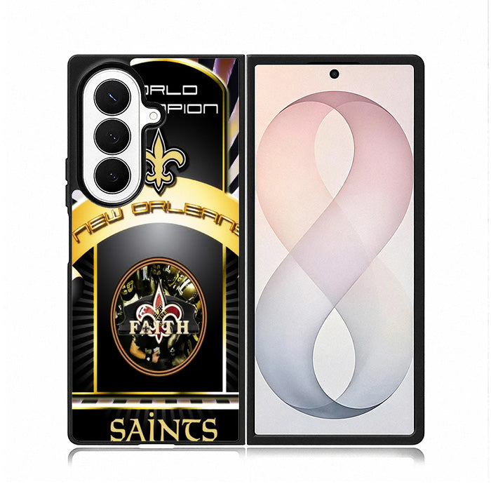 New Orleans Saints NFL Worl Champion Samsung Galaxy Z Fold 8 Ultra Case BC1904
