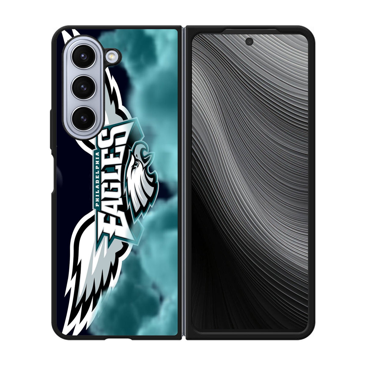 Philadelphia Eagles NFL Team Wing Logo Case Samsung Galaxy z Fold 5 5G BC1905