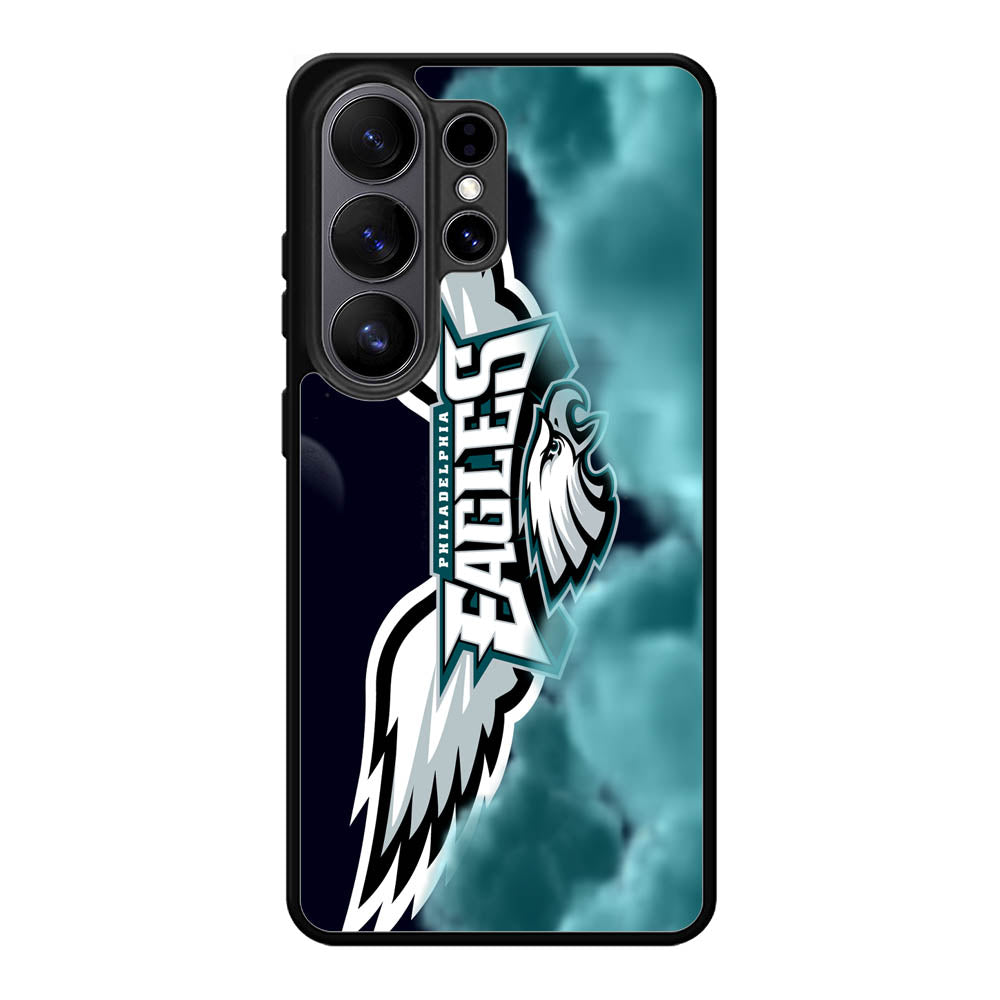 Philadelphia Eagles NFL Team Wing Logo Samsung Galaxy S26 Ultra Case BC1905