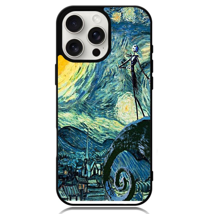 Nightmare Before Christmas Jack Van Gogh Case iPhone 16 Pro BC1923
