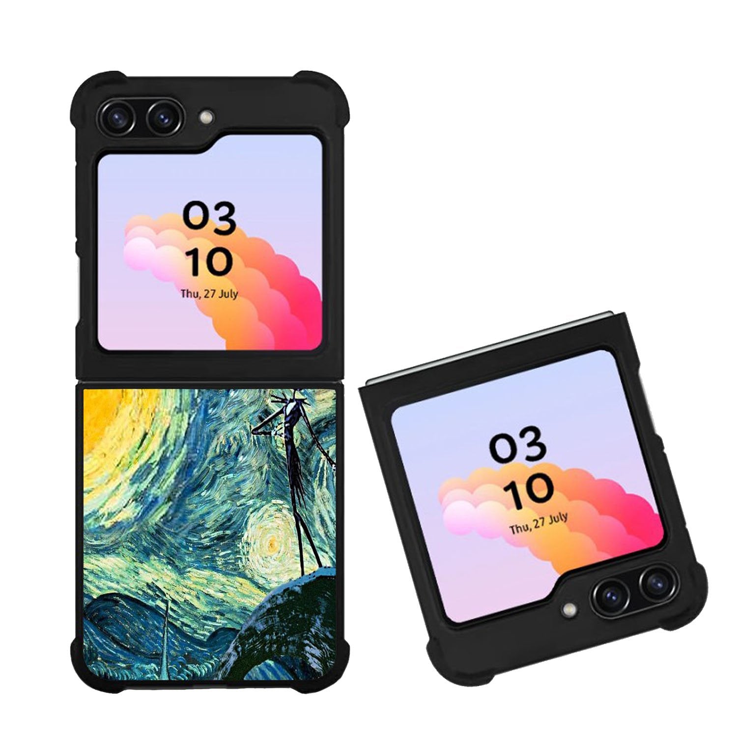 Nightmare Before Christmas Jack Van Gogh Case Samsung Galaxy Z Flip 5 5G BC1923