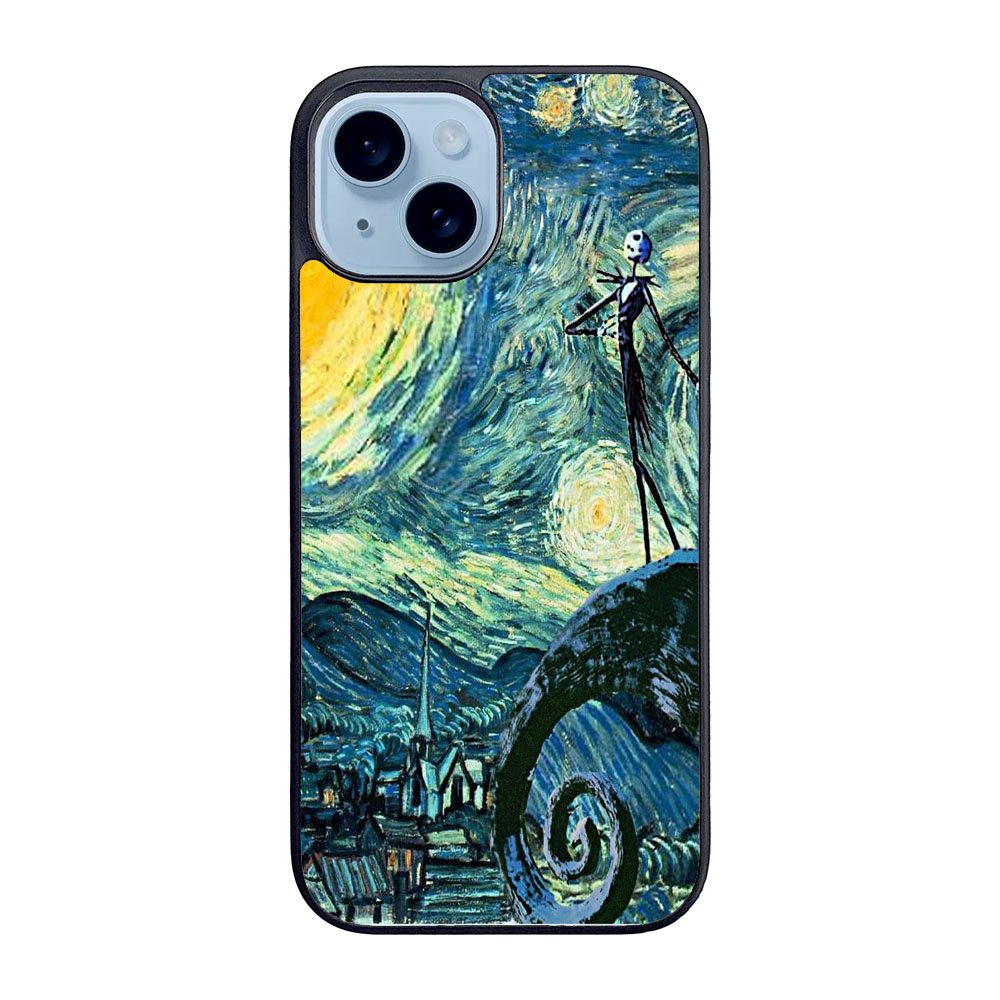 Nightmare Before Christmas Jack Van Gogh Case iPhone 15 Plus BC1923