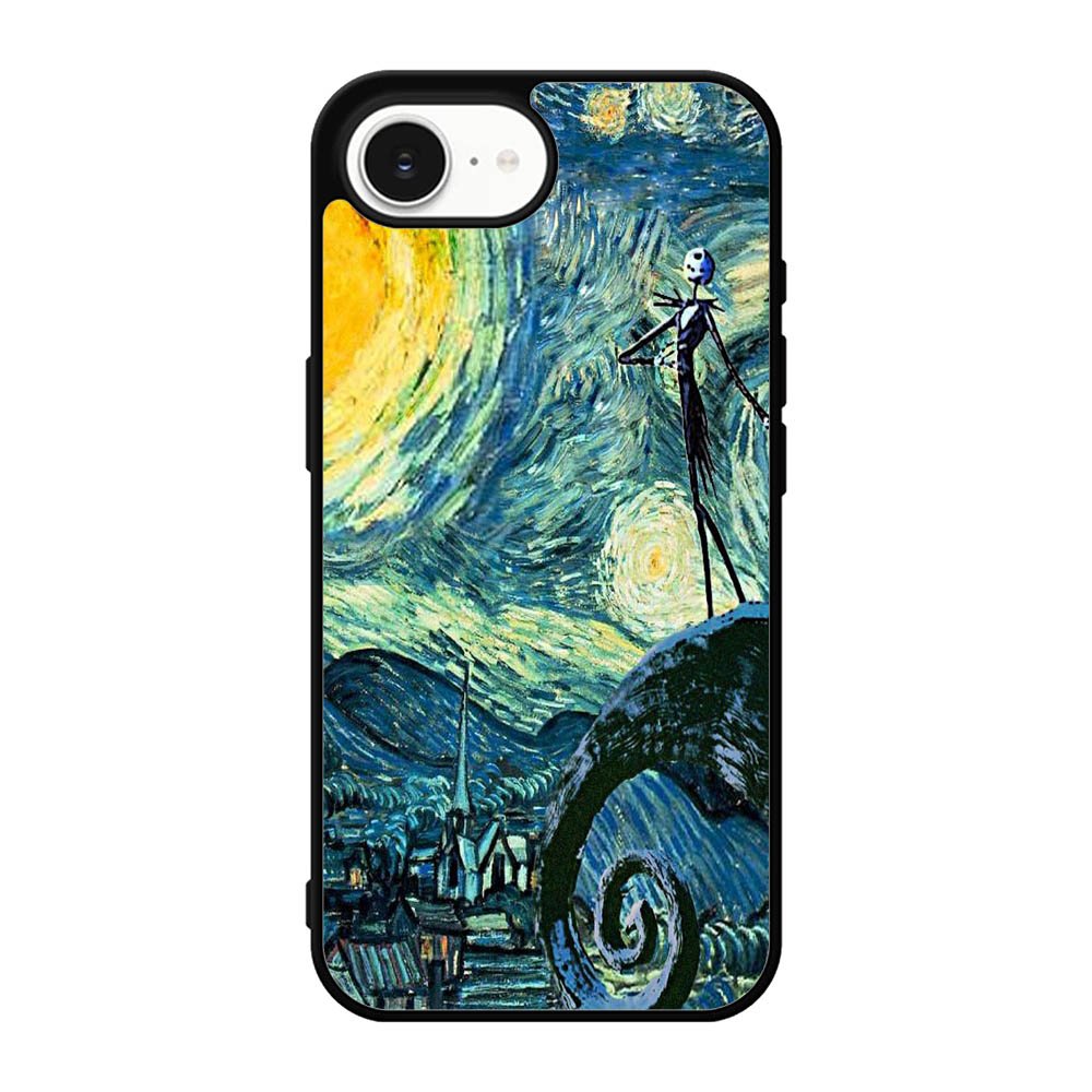 Nightmare Before Christmas Jack Van Gogh iPhone 17e Case BC1923