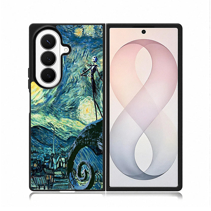 Nightmare Before Christmas Jack Van Gogh Samsung Galaxy Z Fold 8 Ultra Case BC1923