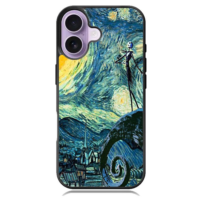 Nightmare Before Christmas Jack Van Gogh iPhone 17 Case BC1923