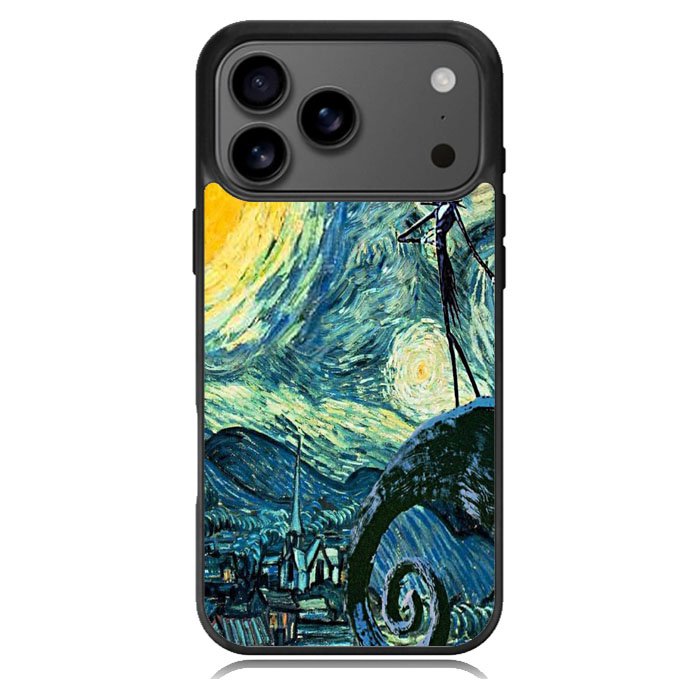 Nightmare Before Christmas Jack Van Gogh iPhone 17 Pro Case BC1923