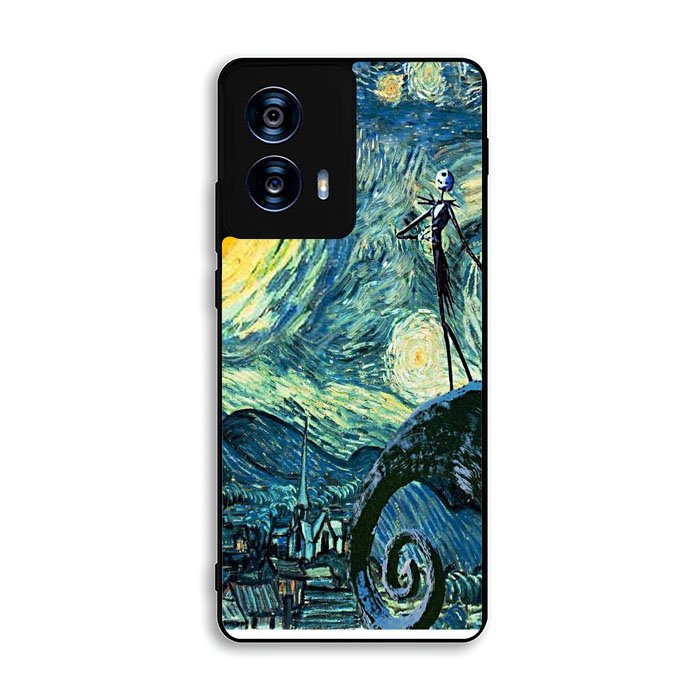 Nightmare Before Christmas Jack Van Gogh Motorola Moto G Power 5G 2024 Case BC1923