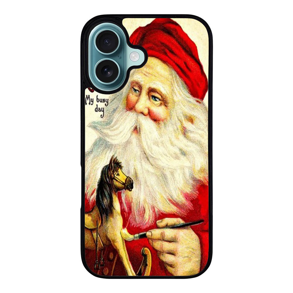 Merry Christmas My Busy Day Case iPhone 16 Plus BC1924