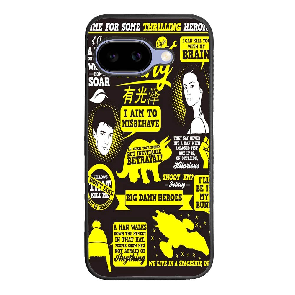 Firefly Serenity Collage Quotes Google Pixel 10A Case BC1931