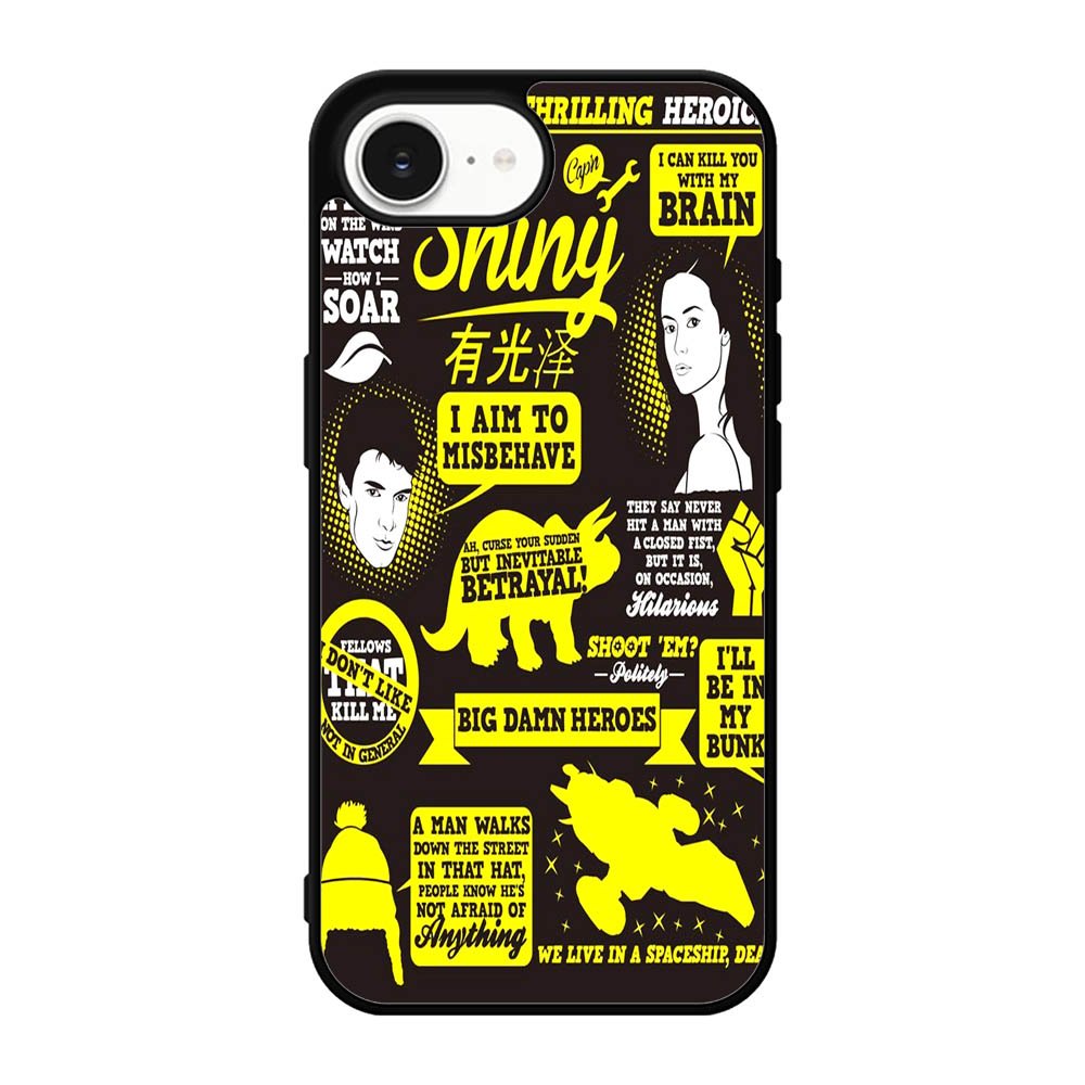 Firefly Serenity Collage Quotes iPhone 16e Case BC1931