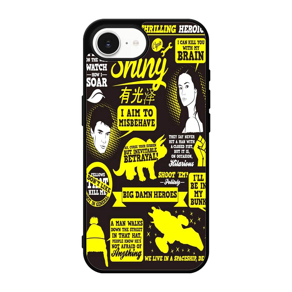 Firefly Serenity Collage Quotes iPhone 17e Case BC1931