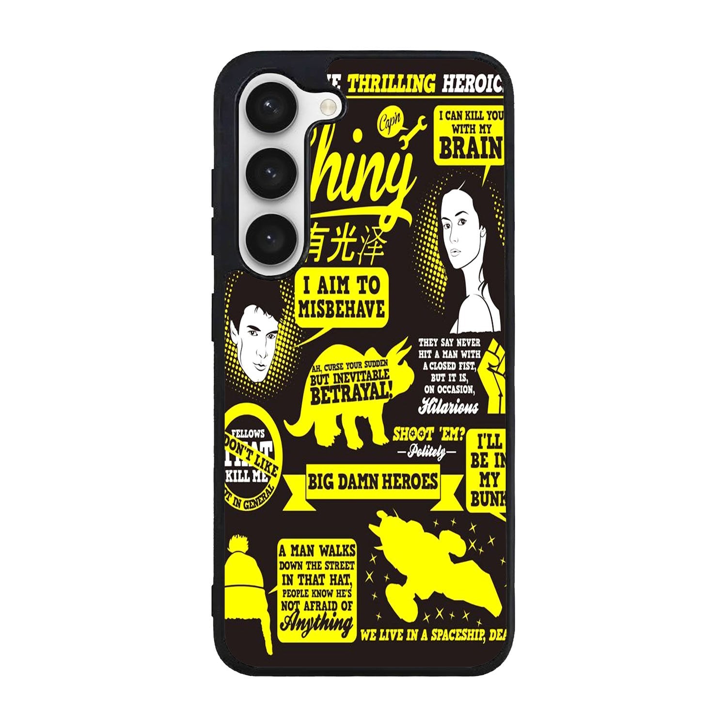 Firefly Serenity Collage Quotes Case Samsung Galaxy S23 5G BC1931