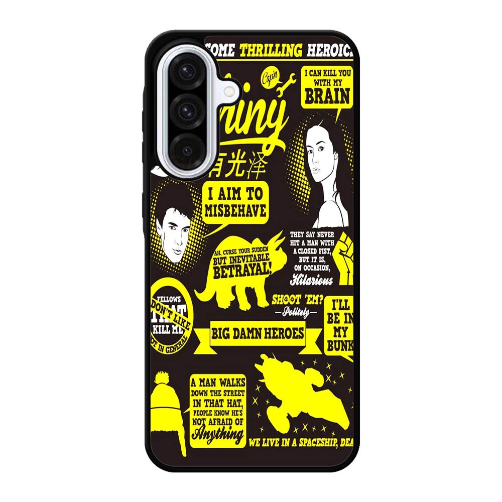 Firefly Serenity Collage Quotes Samsung Galaxy A56 Case BC1931