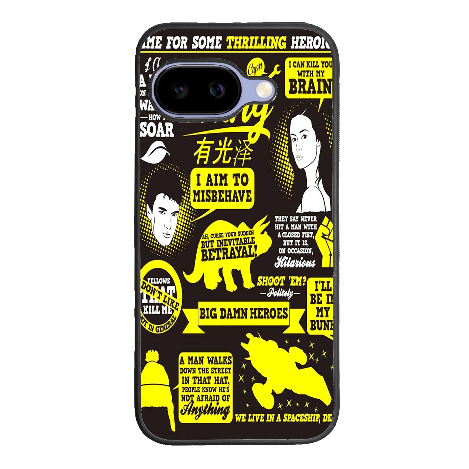 Firefly Serenity Collage Quotes Case Google Pixel 9A BC1931