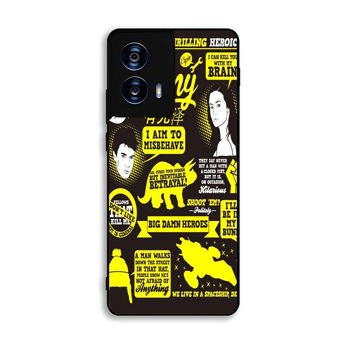 Firefly Serenity Collage Quotes Motorola Moto G Power 5G 2024 Case BC1931
