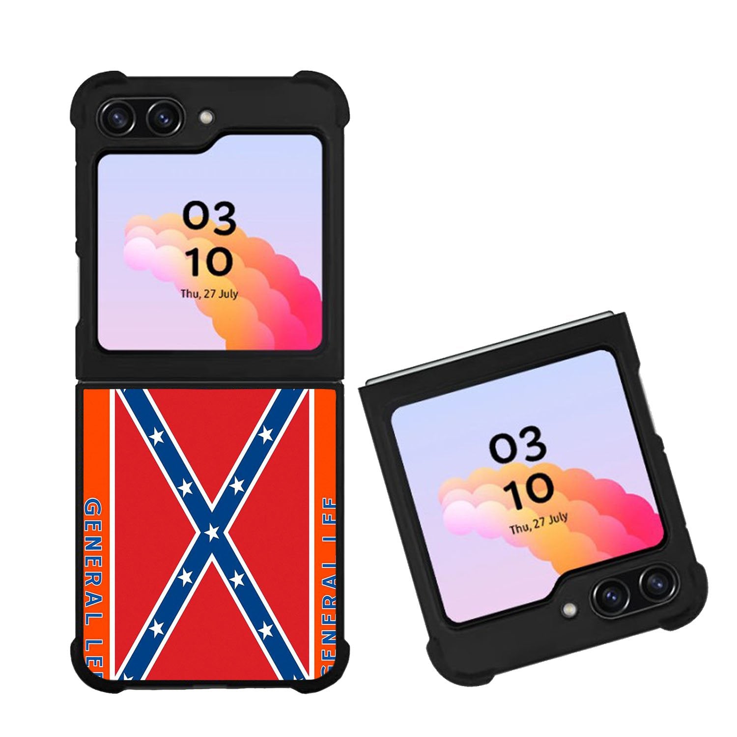 General Lee Roof Logo The Dukes of Hazzard Case Samsung Galaxy Z Flip 5 5G BC1932