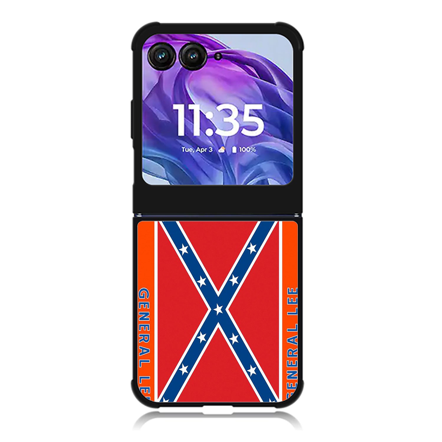 General Lee Roof Logo The Dukes of Hazzard Motorola Moto Razr Plus 2025/2024 Case, Moto Razr 50 Ultra 5G BC1932