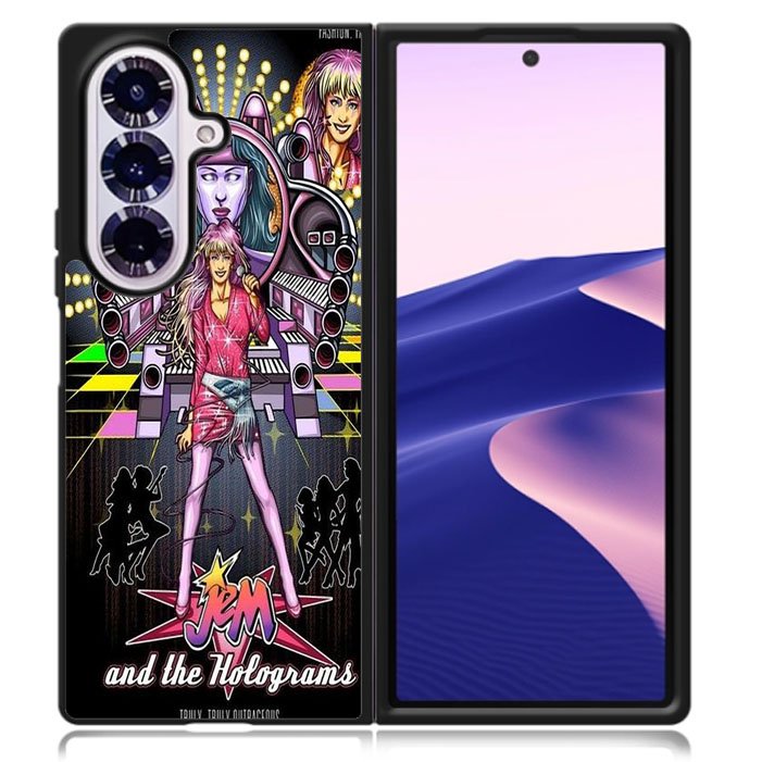 Jem and The Holograms Samsung Galaxy Z Fold 7 5G Case BC1914