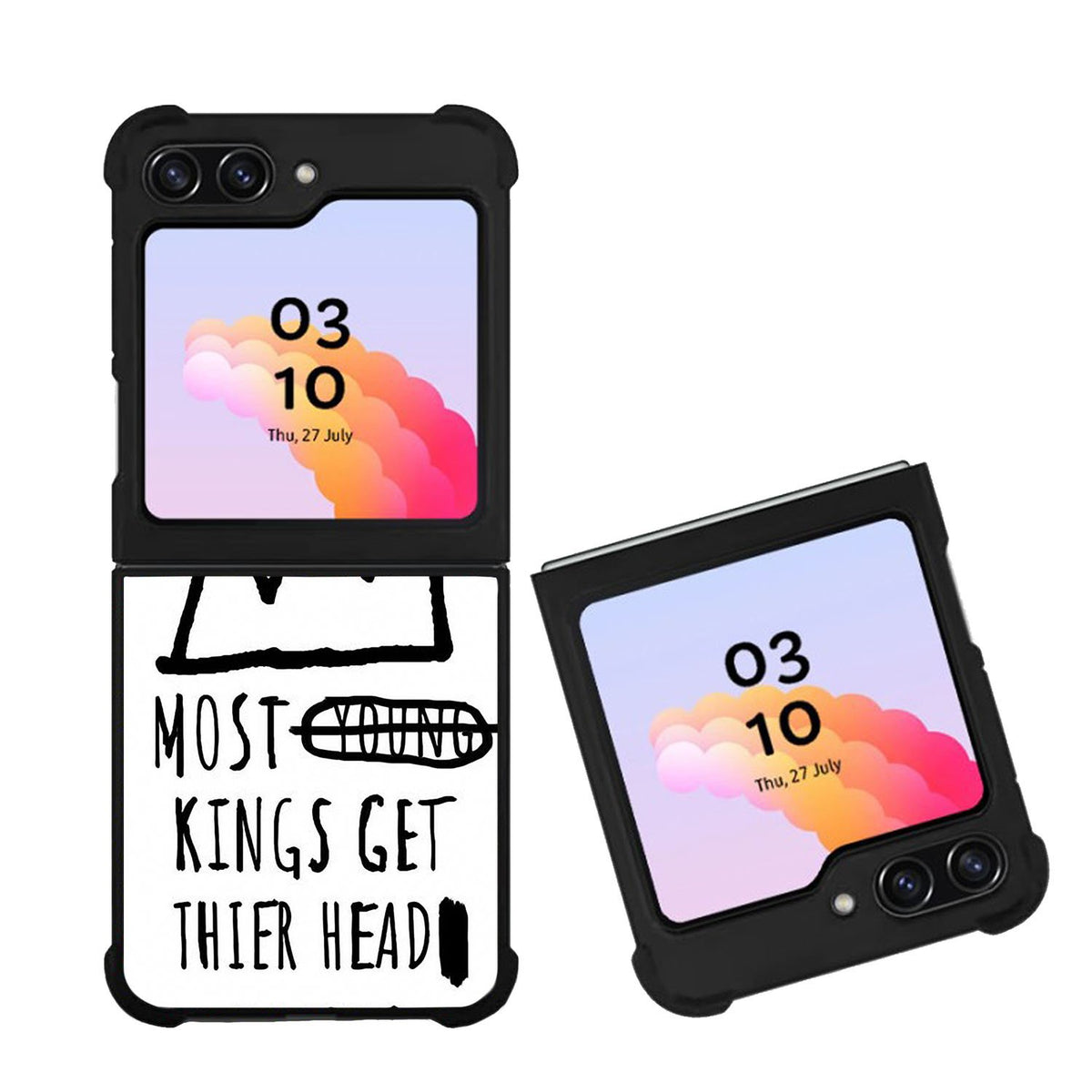 Jean-Michel Basquiat Quotes Case Samsung Galaxy Z Flip 5 5G BC1933