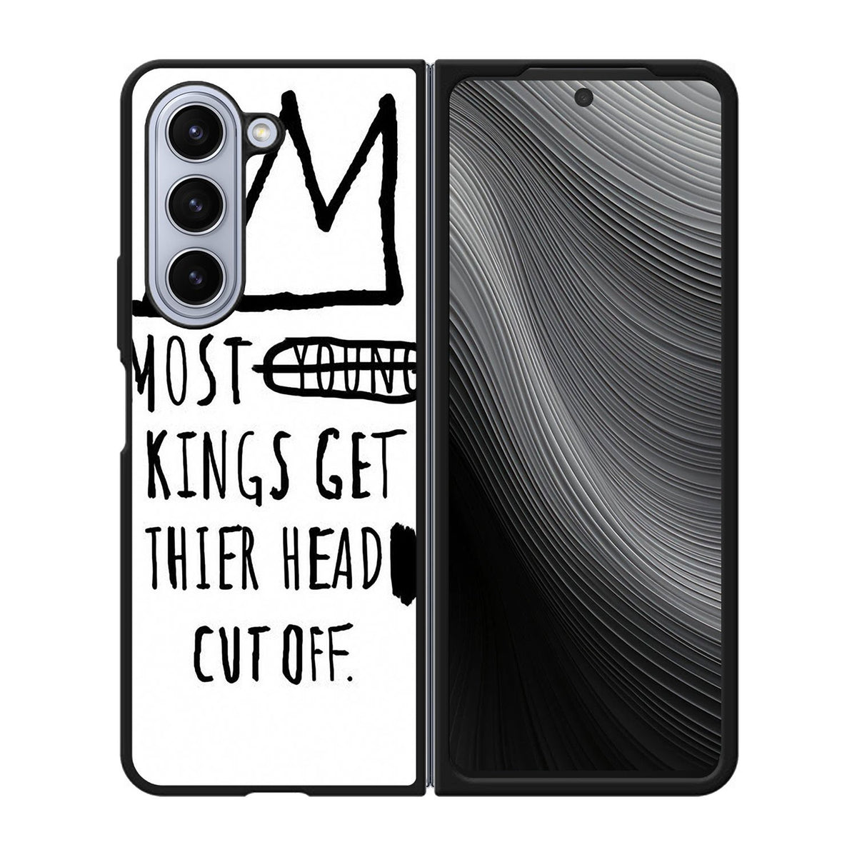 Jean-Michel Basquiat Quotes Case Samsung Galaxy z Fold 5 5G BC1933
