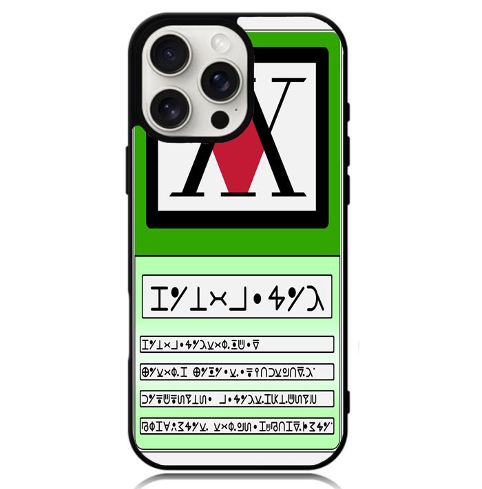 Hunter X Hunter License Card Case iPhone 16 Pro Max BC1934