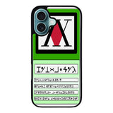 Hunter X Hunter License Card Case iPhone 16 Plus BC1934
