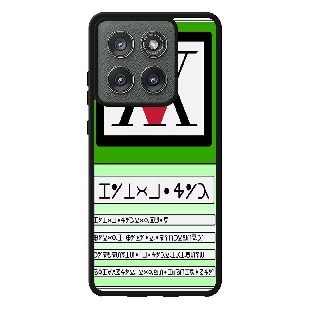 Hunter X Hunter License Card Case Motorola Moto Edge 2025 BC1934