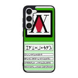 Hunter X Hunter License Card Case Samsung Galaxy S25 Plus 5G BC1934