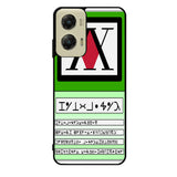 Hunter X Hunter License Card Case Motorola Moto G Stylus 2024 5G BC1934