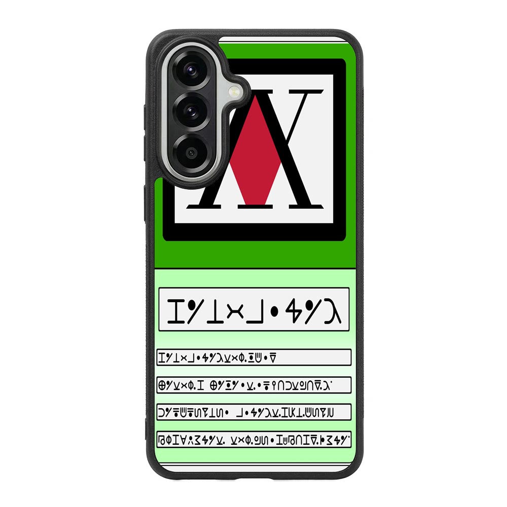 Hunter X Hunter License Card Samsung Galaxy A57 Case BC1934