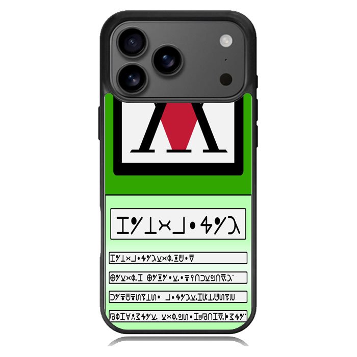 Hunter X Hunter License Card iPhone 17 Pro Case BC1934