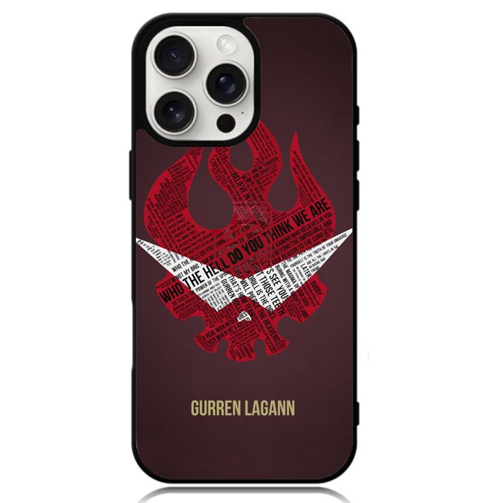 Tengen Toppa Gurren Lagann Case iPhone 16 Pro BC1938