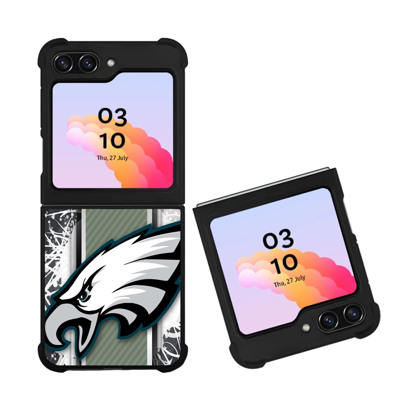 abstract Philadelphia NFL Philadelphia Eagles Case Samsung Galaxy Z Flip 5 5G BC1945