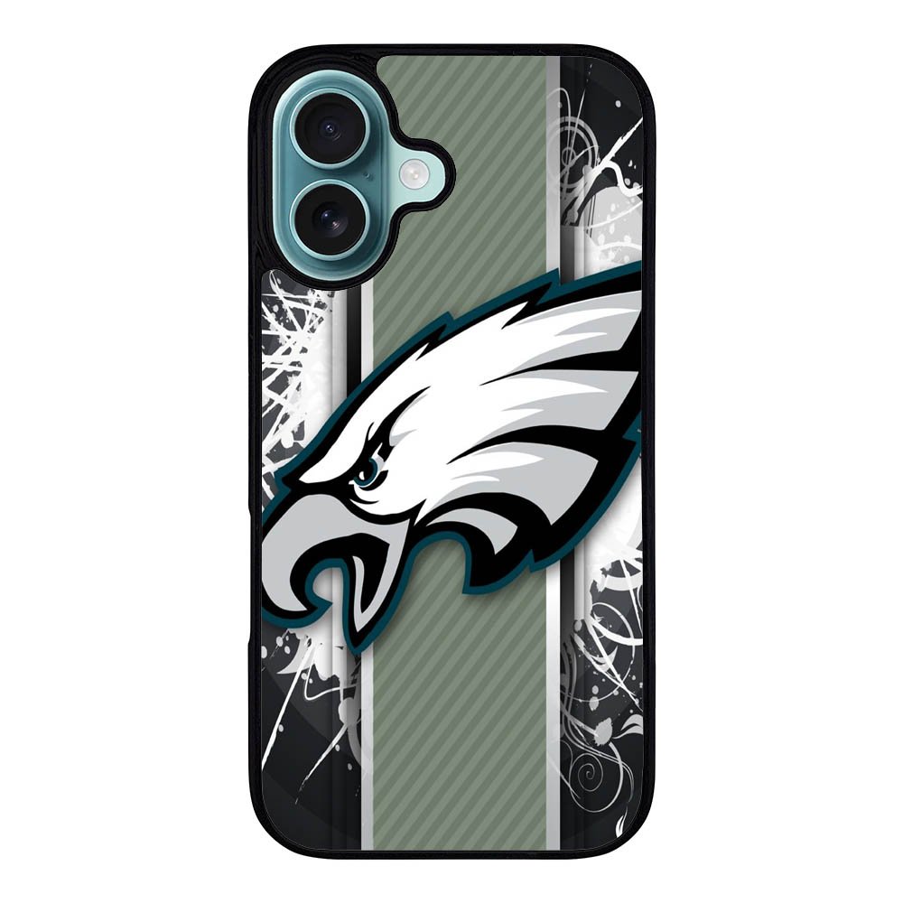 abstract Philadelphia NFL Philadelphia Eagles Case iPhone 16 Plus BC1945
