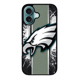 abstract Philadelphia NFL Philadelphia Eagles Case iPhone 16 Plus BC1945