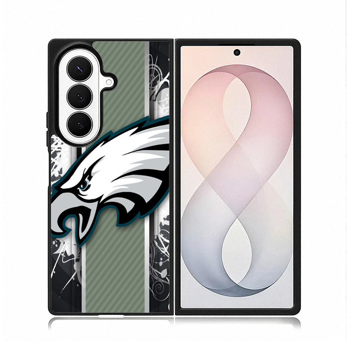 abstract Philadelphia NFL Philadelphia Eagles Samsung Galaxy Z Fold 8 Ultra Case BC1945