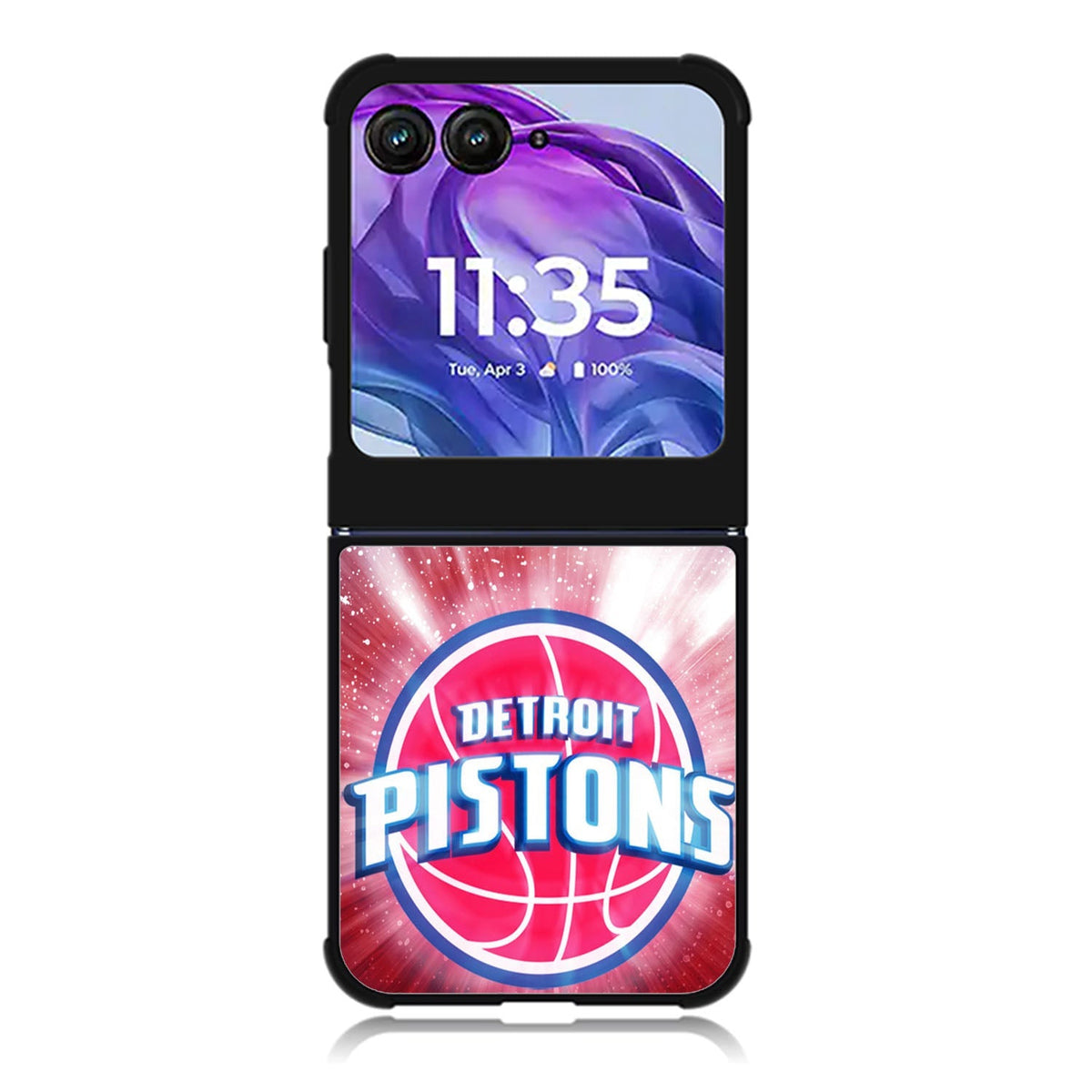 Detroit piston logo Motorola Moto Razr 2024 , Moto Razr 50 Case FE1946
