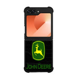 John Deere logo black Case Samsung Galaxy Z Flip 6 5G BC1919